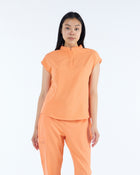 Contour Scrub Top Sunkissed Peach