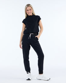 Contour Scrub Top Ink Black