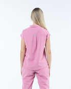 Contour Scrub Top Blush Pink