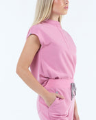 Contour Scrub Top Blush Pink