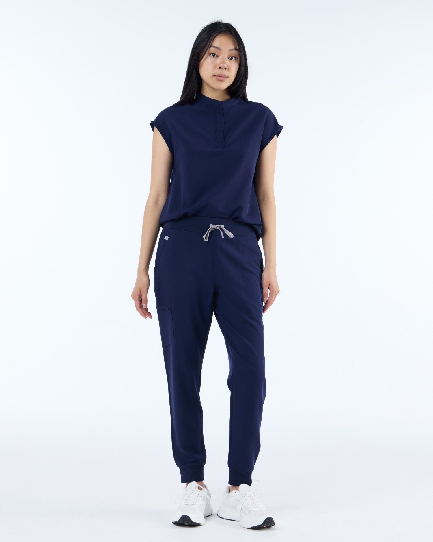 Contour Scrub Top Nightfall Navy