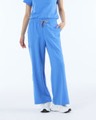 Lounge Leg Scrub Pants Horizon Blue