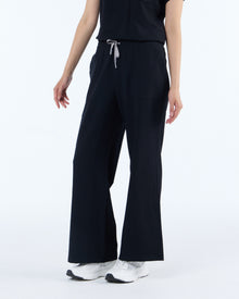 Lounge Leg Scrub Pants Ink Black