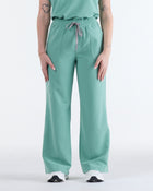 Lounge Leg Scrub Pants Mist Green