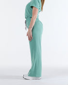 Lounge Leg Scrub Pants Mist Green