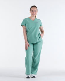 Lounge Leg Scrub Pants Mist Green