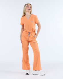 Lounge Leg Scrub Pants Sunkissed Peach