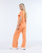 Lounge Leg Scrub Pants Sunkissed Peach