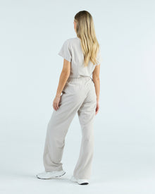Lounge Leg Scrub Pants Silk Sand
