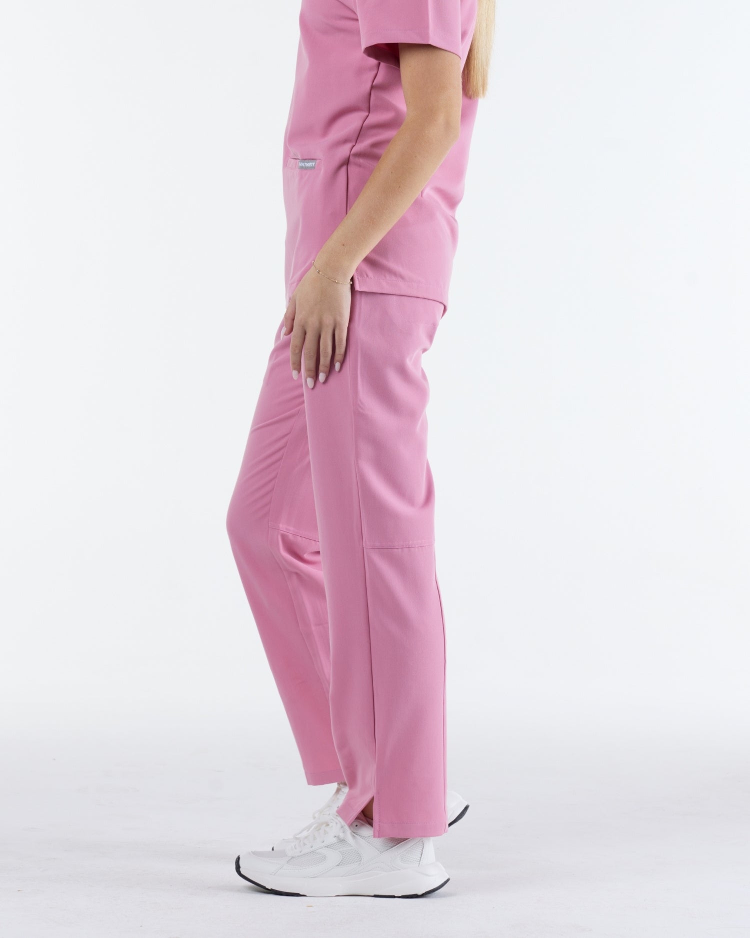Straight Leg Scrub Pants Blush Pink