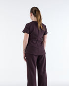 Tuck-In Scrub Top Velvet Brown