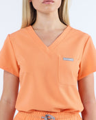 Tuck-In Scrub Top Sunkissed Peach