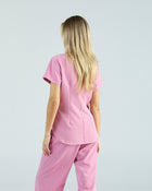 Tuck-In Scrub Top Blush Pink