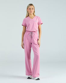 Tuck-In Scrub Top Blush Pink