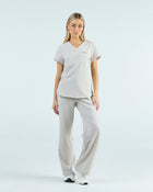 Tuck-In Scrub Top Silk Sand