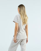 Tuck-In Scrub Top Silk Sand