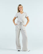 Tuck-In Scrub Top Silk Sand