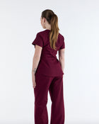 Tuck-In Scrub Top Rouge Burgundy