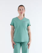 Tuck-In Scrub Top Mist Green