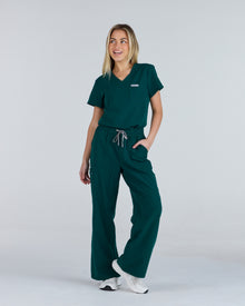 Tuck-In Scrub Top Meadow Green