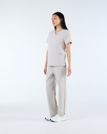 Duo Pocket Scrub Top Silk Sand