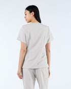 Duo Pocket Scrub Top Silk Sand
