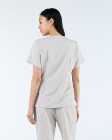 Duo Pocket Scrub Top Silk Sand