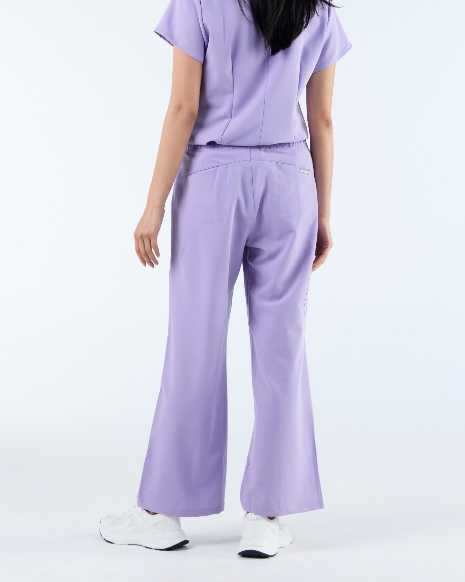 Lounge Leg Scrub Pants Dusky Lilac
