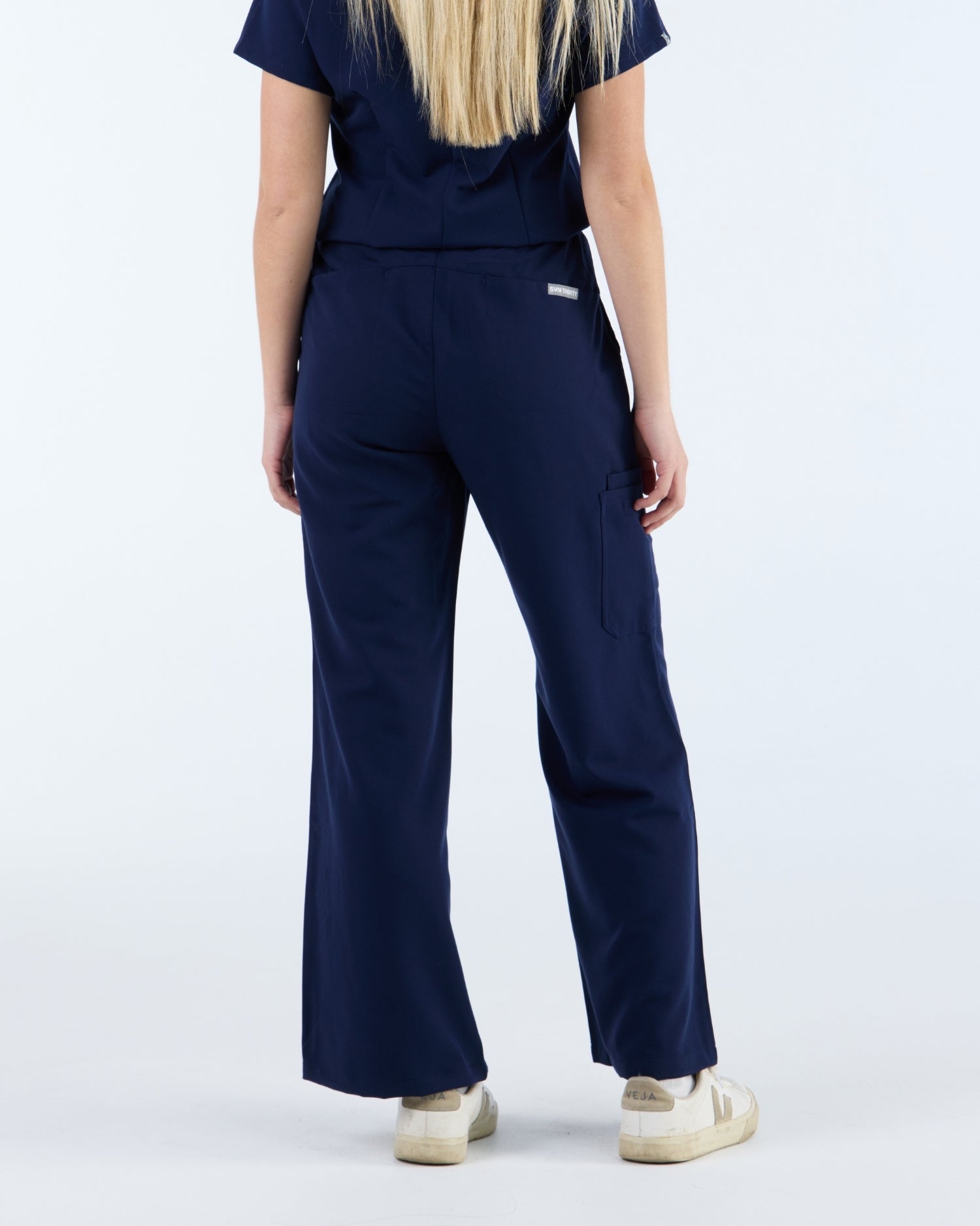 Lounge Leg Scrub Pants Nightfall Navy
