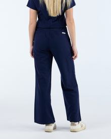 Lounge Leg Scrub Pants Nightfall Navy