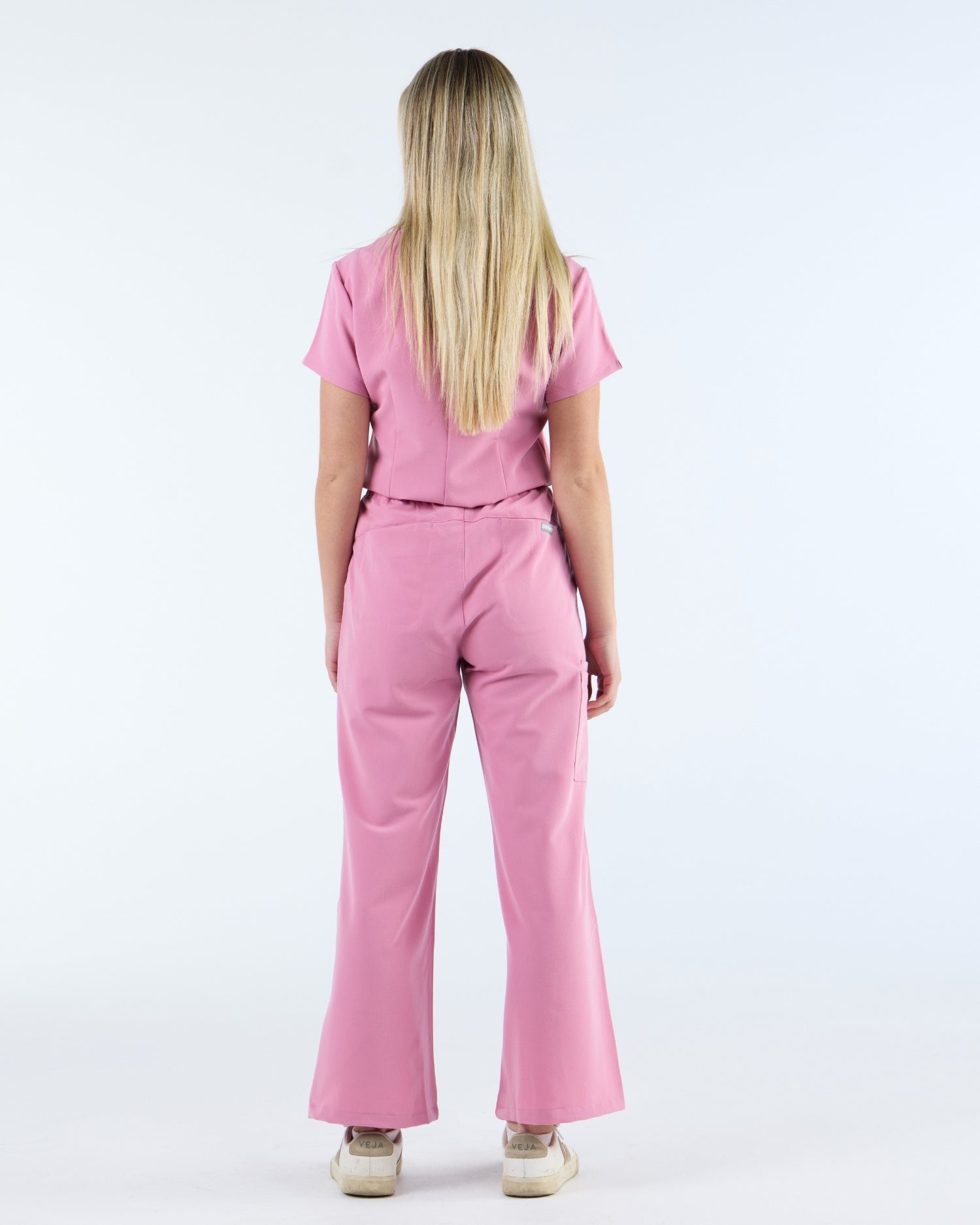 Lounge Leg Scrub Pants Blush Pink