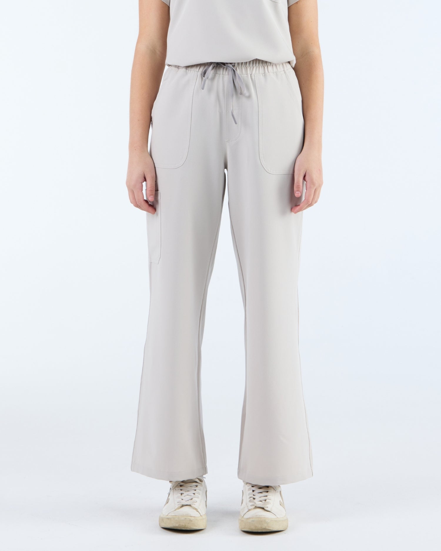 Lounge Leg Scrub Pants Silk Sand