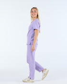Straight Leg Scrub Pants Dusky Lilac