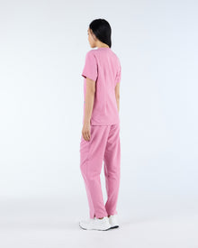 Straight Leg Scrub Pants Blush Pink