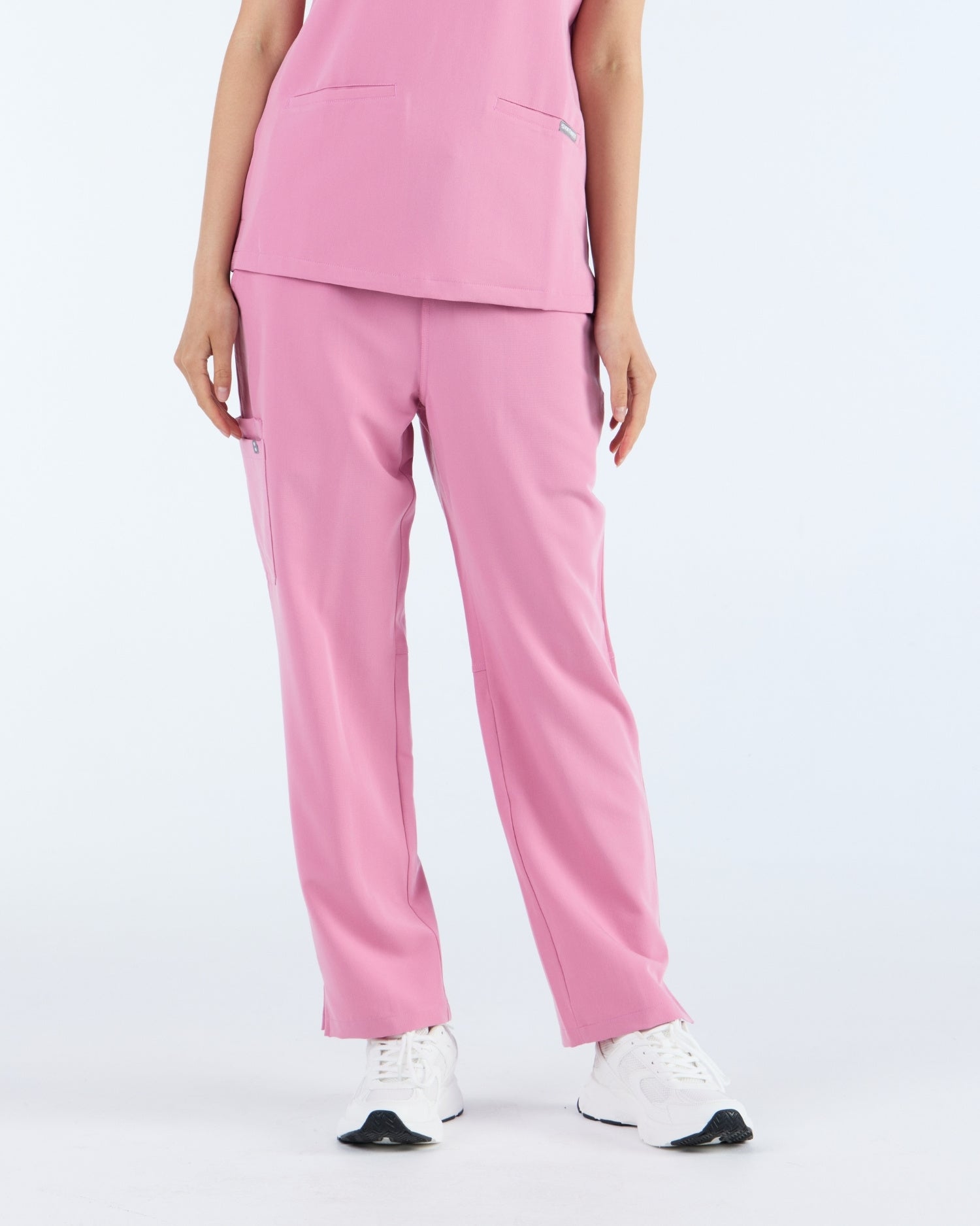 Straight Leg Scrub Pants Blush Pink