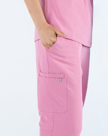 Straight Leg Scrub Pants Blush Pink