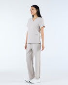 Straight Leg Scrub Pants Silk Sand