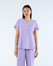 Tuck-In Scrub Top Dusky Lilac