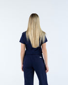 Tuck-In Scrub Top Nightfall Navy