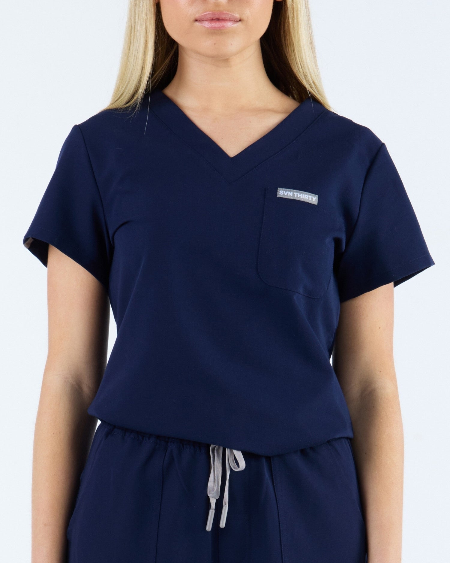 Tuck-In Scrub Top Nightfall Navy