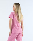 Tuck-In Scrub Top Blush Pink